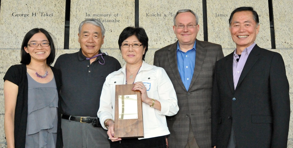 Lynn Yamasaki, James Uyeda, Midori Uyeda, Brad Altman, & George Takei