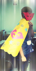 Superhero cape & mask making