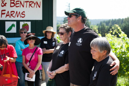 A few of the organizers of the unforgettable Bainbridge Island bus tour.