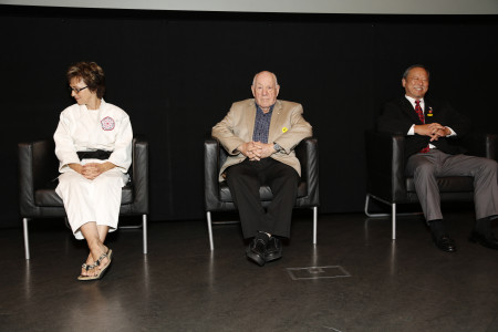 The panel is made up of Yuriko Gamo Romer, Hal Sharp, Kenji Osugi, and Robin Fernandez.