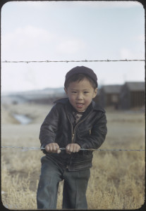 One of the 18 rare Kodachrome photographs taken by Bill Manbo during his incarceration at the Heart Mountain concentration camp. ©2012 Takeo Bill Manbo