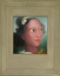 Benji Okubo, Portrait of Sissee See, c. 1927–45. Japanese American National Museum. Gift of Chisato Okubo.