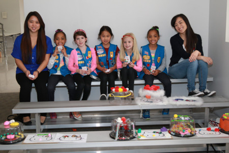 Scouts and their troop leaders pause to savor a great day at JANM. Photo: Steve Fujimoto.