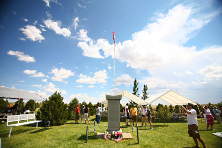 Pilgrimage to Amache concentration camp in Colorado. Photo: Tracy Kumono.