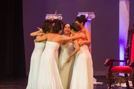 Karen Mizoguchi is named Miss Tomodatchi. Photo by John Fujinami.