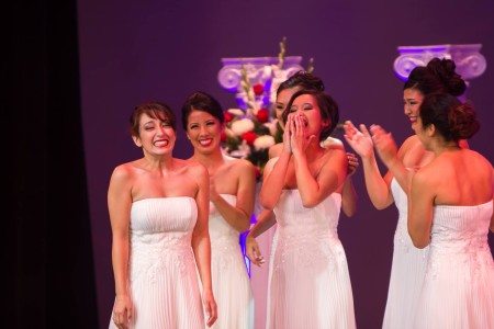 Veronica Ota is announced as First Princess. Photo by John Fujinami.