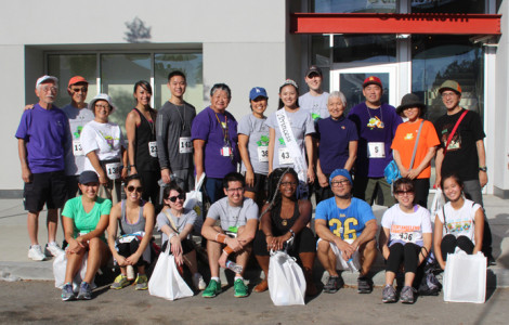 JANM staffers and volunteers gather for Homeboy Industries' Every Angeleno Counts 5K and Festival. Photo by Richard Murakami.