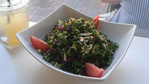 Café Dulce's Peanut Kale Salad.