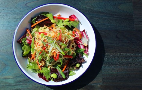 ediBOL's miso peanut ramen. Photo by Kajsa Alger.