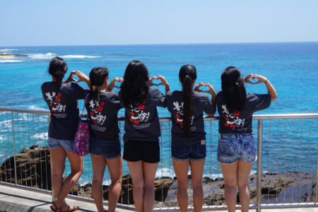 Members of the 2015 Nisei Week Court express their love for the islands.