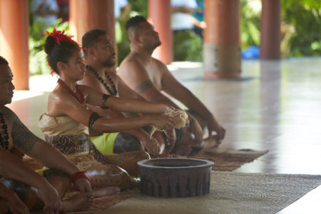 A traditional 'ava ceremony performed in Samoa. Photo by John Agcaoili.