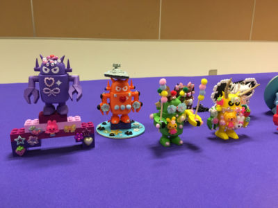 Some of the results of the Giant Robot decoden workshop. Photo by MariAnne Nguyen.
